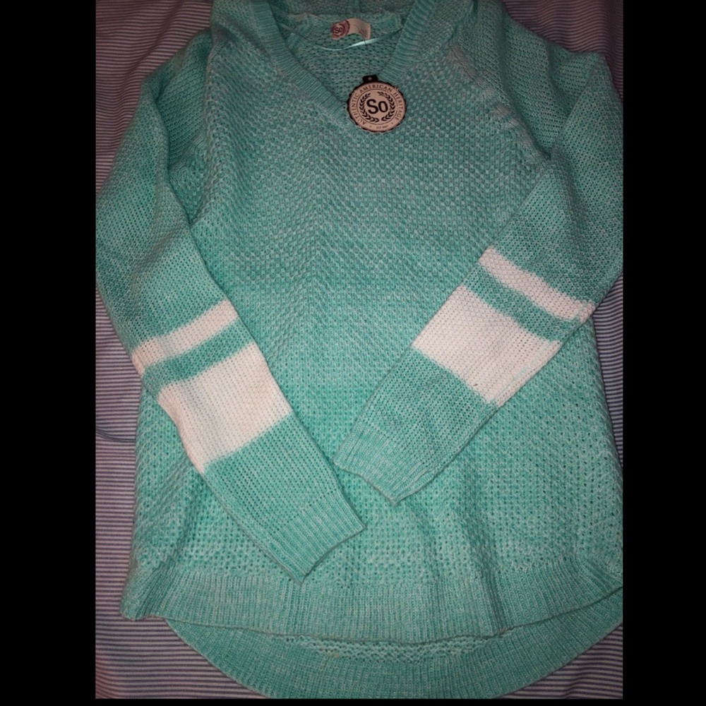 Girls Knitted Hood Sweater